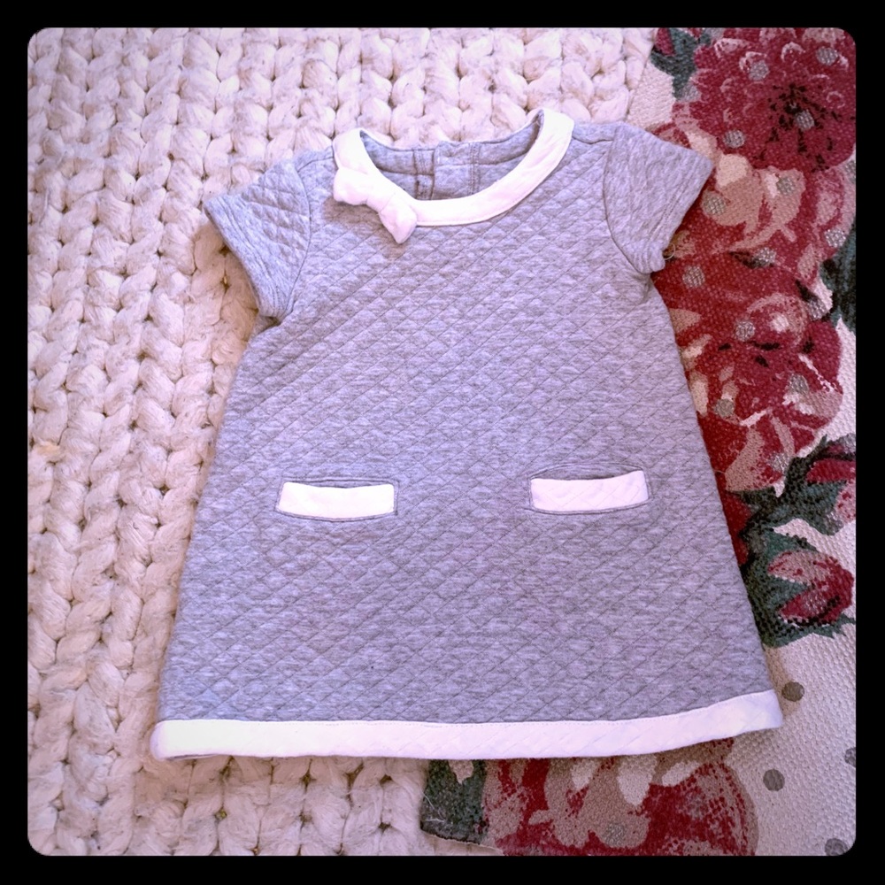 Children’s Place Gray Quilted Dress